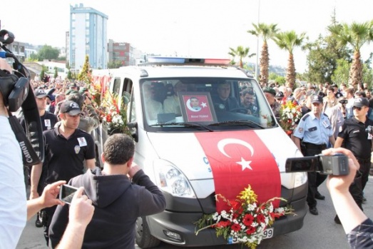 Samsunlu şehit Mesut Yılmaz'ın cenaze töreni