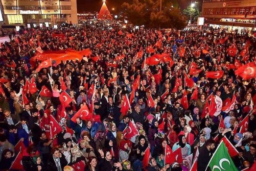 Samsun'da evet coşkusu