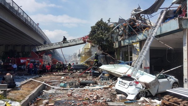 Samsun Gülsan Sanayi Sitesi'nde büyük patlama