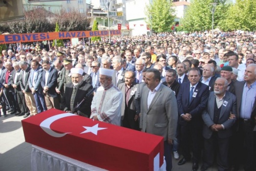 Samsunlu şehit Yahya Acar son yolculuğuna uğurlandı