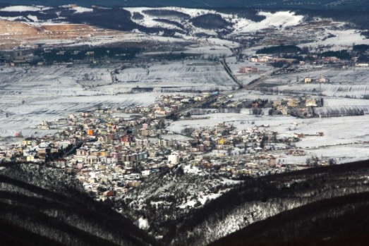 Karadeniz'de kayak manzaraları