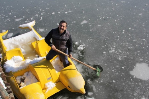 Karadeniz'de kayak manzaraları