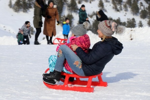 Karadeniz'de kayak manzaraları