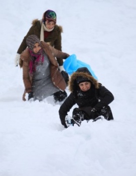 Karadeniz'de kayak manzaraları