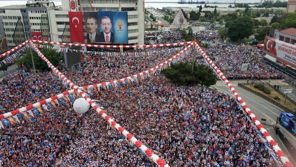 Cumhurbaşkanı Erdoğan'ın Samsun mitingi