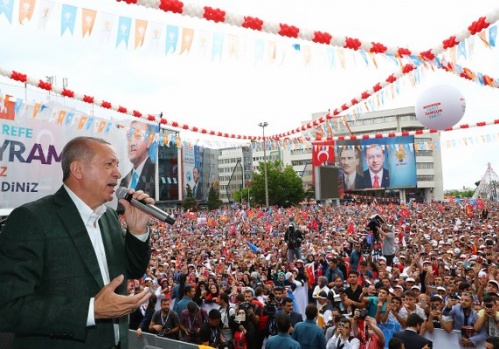 Cumhurbaşkanı Erdoğan'ın Samsun mitingi