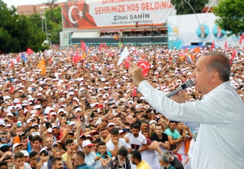 Cumhurbaşkanı Erdoğan'ın Samsun mitingi