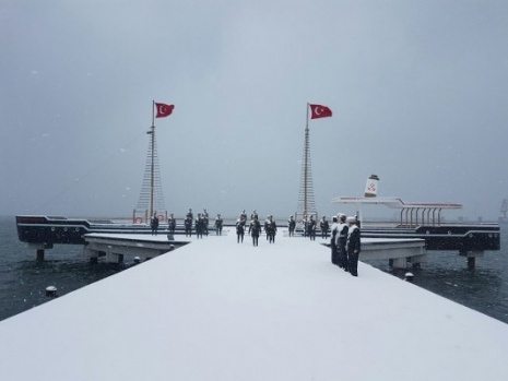 Samsun'da kar manzaraları-2017