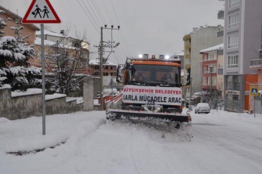 Samsun'da kar manzaraları-2017