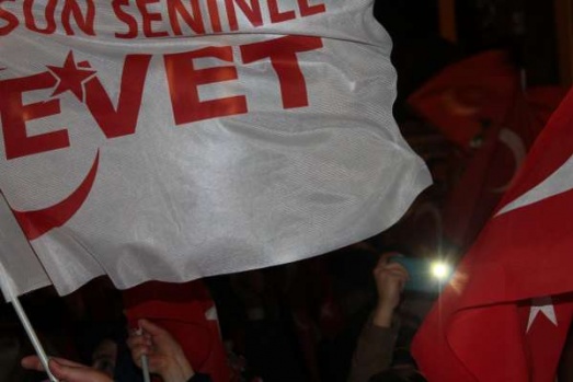 Samsun'da evet coşkusu