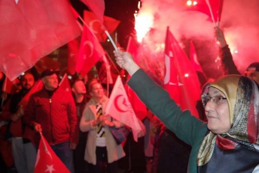 Samsun'da evet coşkusu