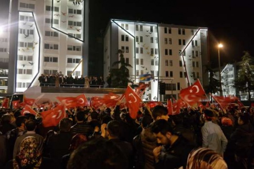 Samsun'da evet coşkusu