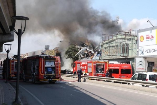 Samsun Gülsan Sanayi Sitesi'nde büyük patlama