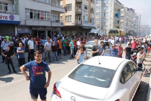 Samsun Gülsan Sanayi Sitesi'nde büyük patlama