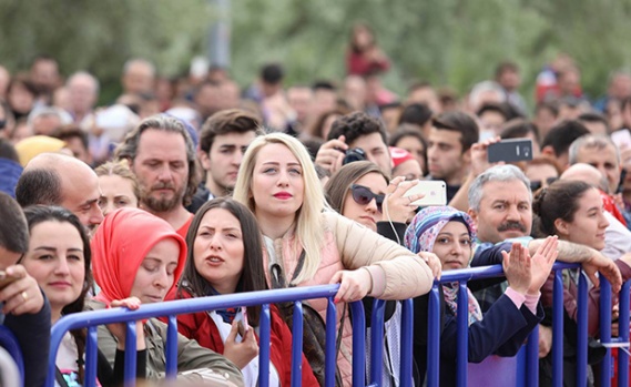 19 Mayıs Türk Yıldızları gösterisi