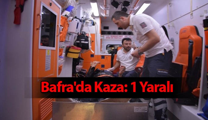 Bafra'da Kaza: 1 Yaralı