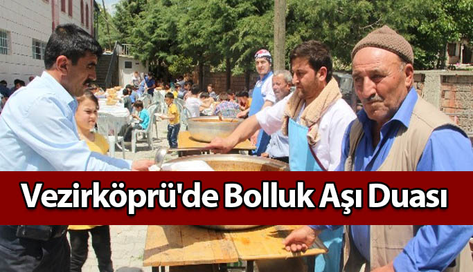 Vezirköprü'de Bolluk Aşı Duası