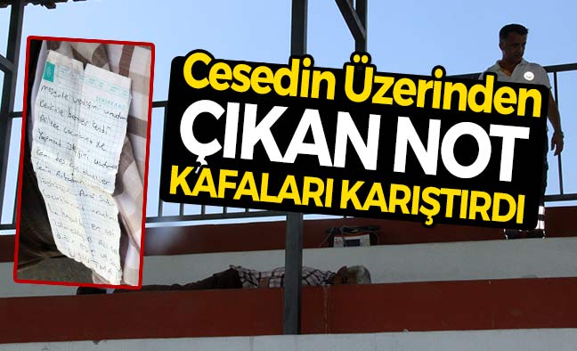 Cesedin Üzerinden Çıkan Not Kafaları Karıştırdı