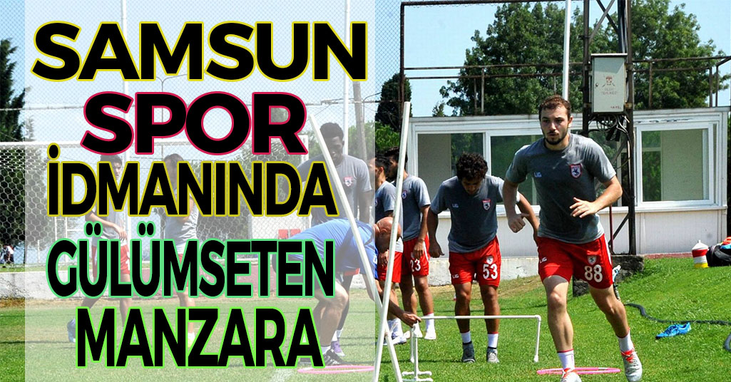 Samsunspor İdmanında Gülümseten Manzara