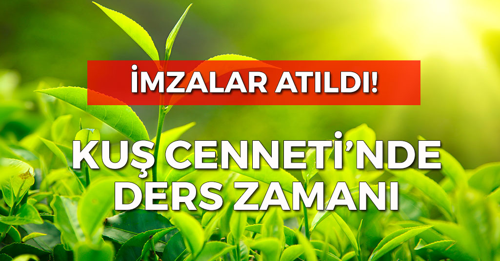 Kuş Cenneti'nde Ders Zamanı...