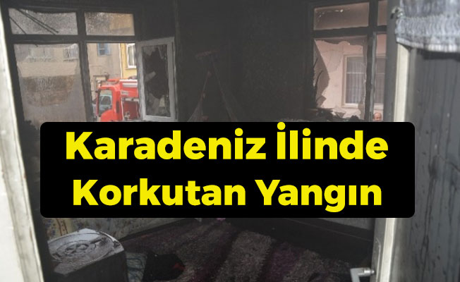 Karadeniz İlinde Korkutan Yangın