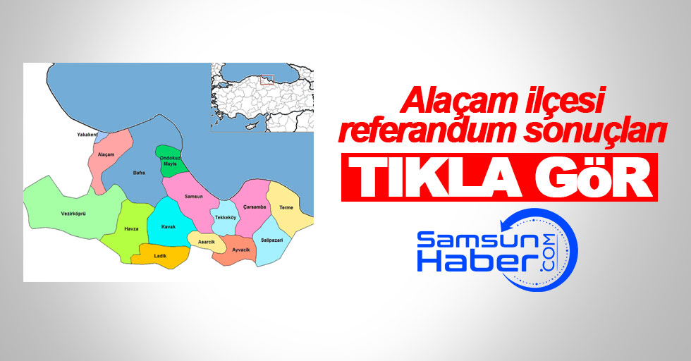 Samsun Alaçam ilçesi referandum sonuçları