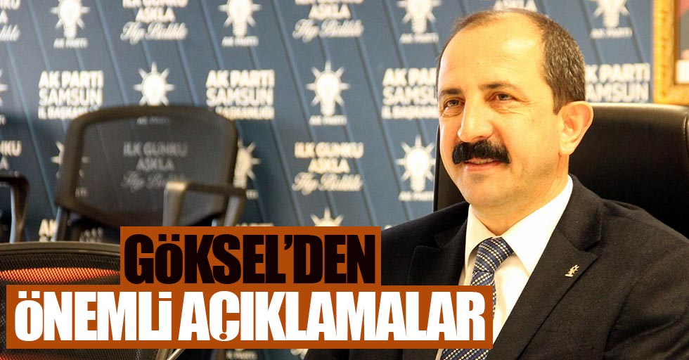 Göksel'den önemli açıklamalar