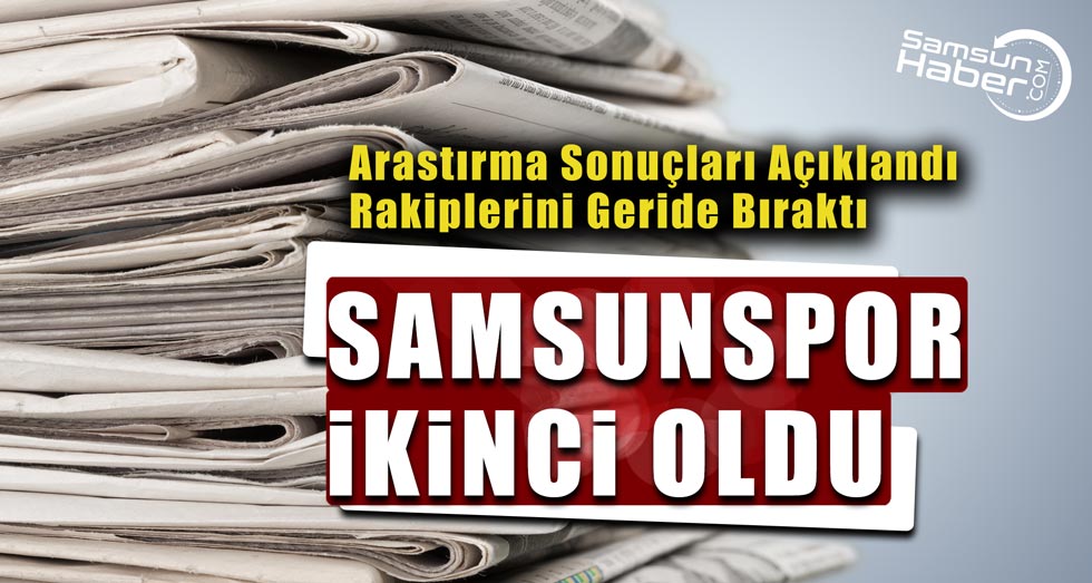 Samsunspor ikinci oldu