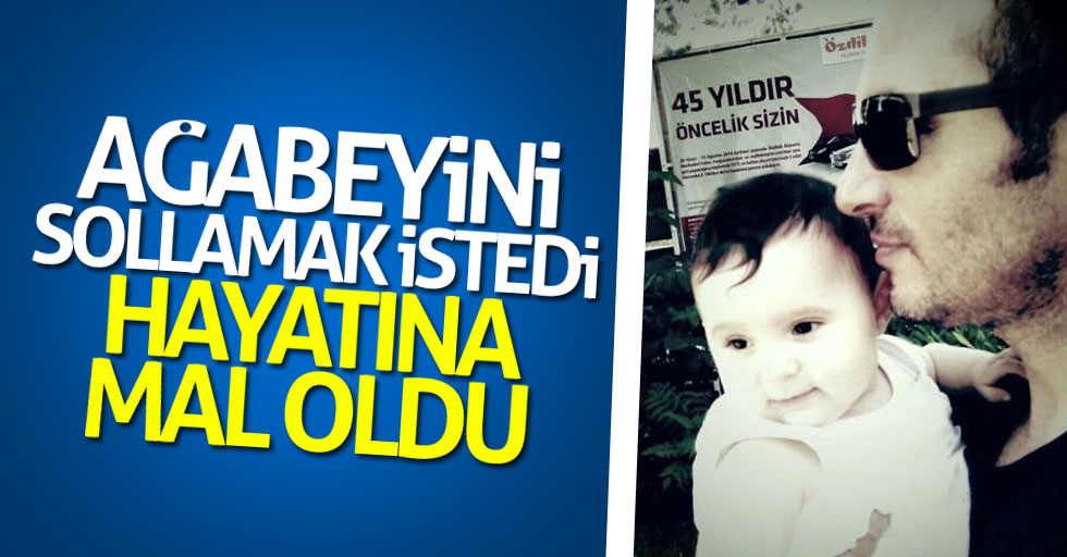 Ağabeyini sollamak istedi hayatına mal oldu