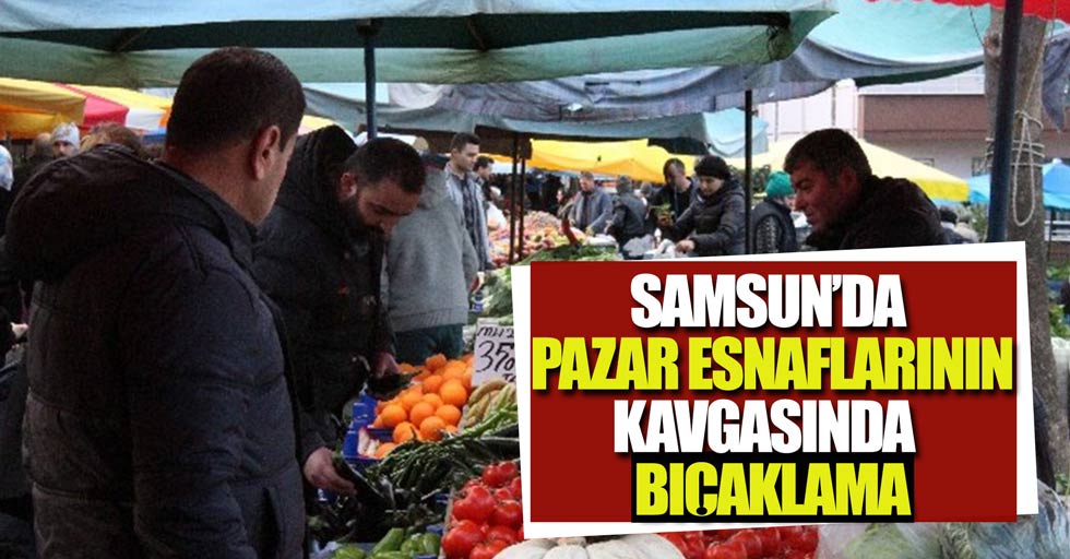 Samsun'da esnafların tartışması