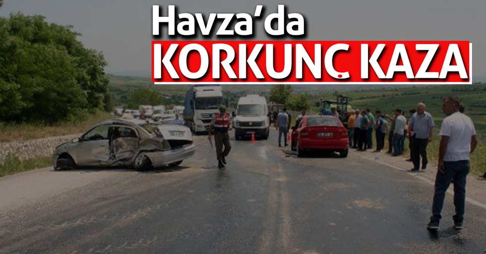 Yoldan çıkan araç karşı yöne geçti