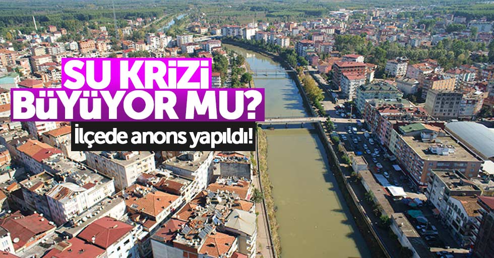 Terme'de su krizi büyüyor mu?