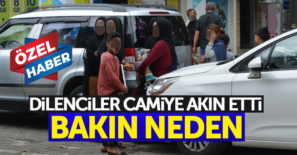 Dilenciler camiye akın etti! Bakın neden?