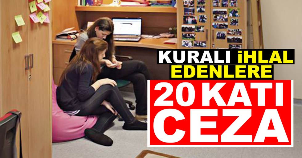 Kuralı ihlal edenlere 20 katı ceza