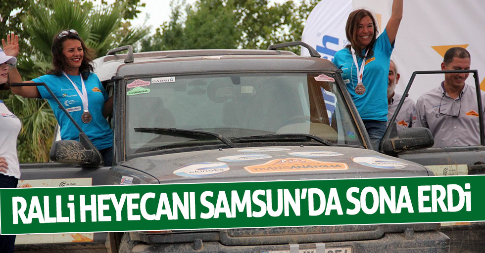 Ralli heyecanı Samsun’da sona erdi 