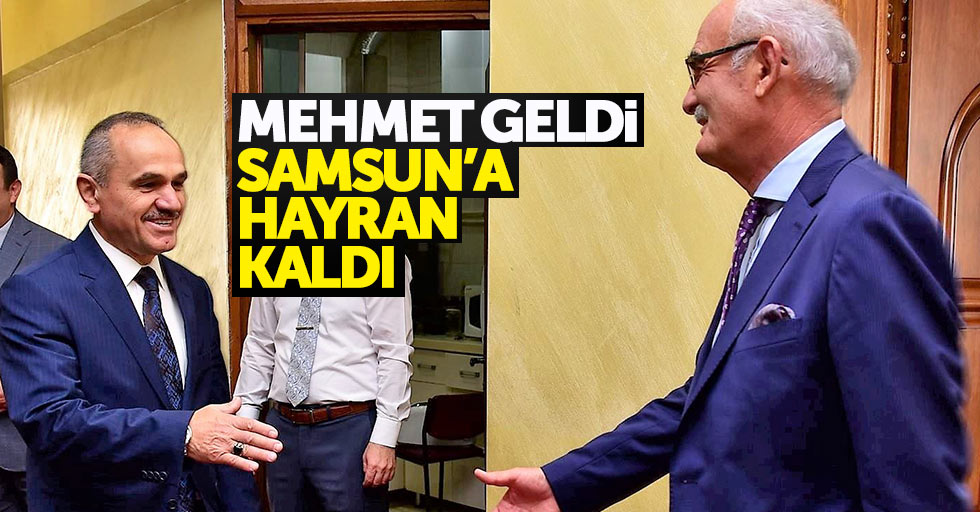 AK Partili Başkan Yardımcısı Samsun'a hayran kaldı