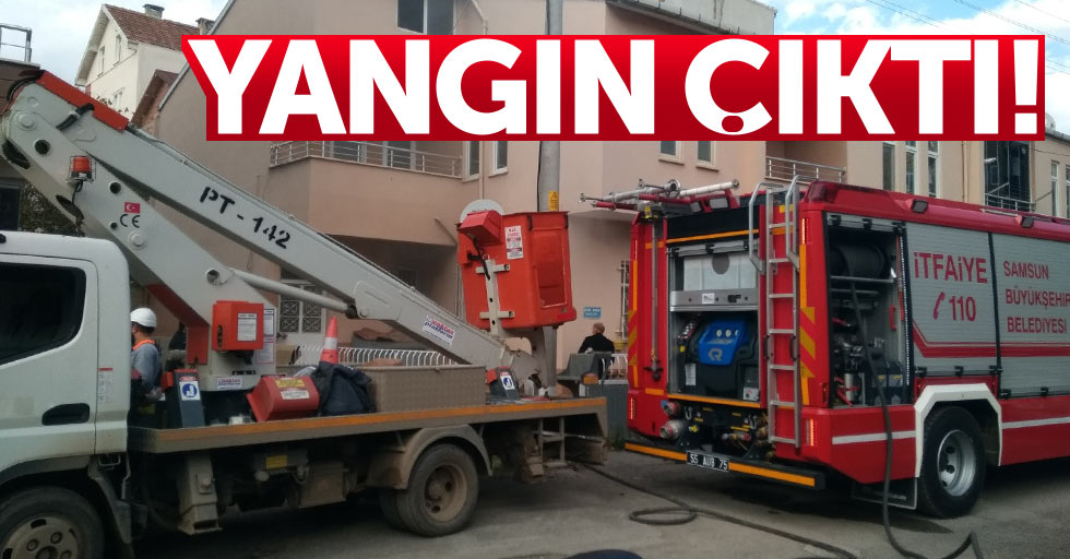 Samsun'da yangın: 1 kişi zehirlendi