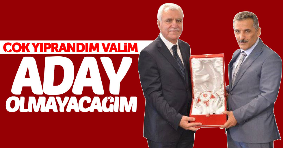 Erkurt Tutu: Aday olmayacağım