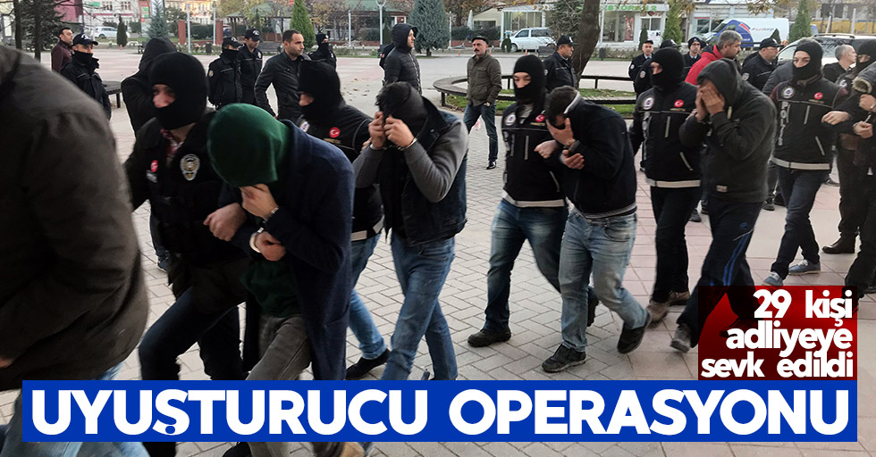 Samsun dahil üç ilde uyuşturucu operasyonu