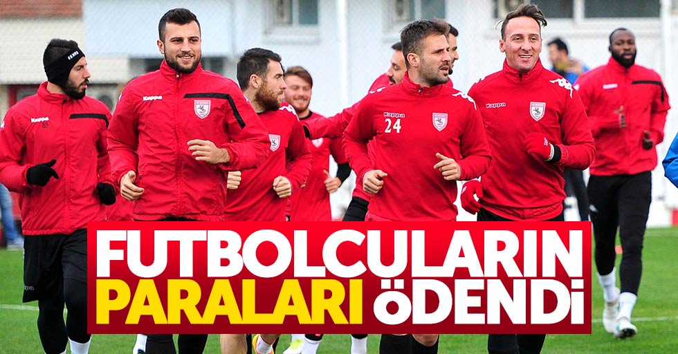 Futbolcuların paraları ödendi