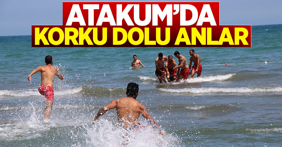 Atakum'da korku dolu anlar