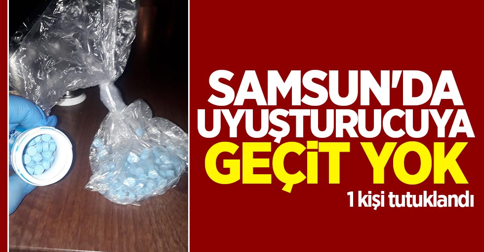 Samsun'da uyuşturucu ticaretine tutuklama