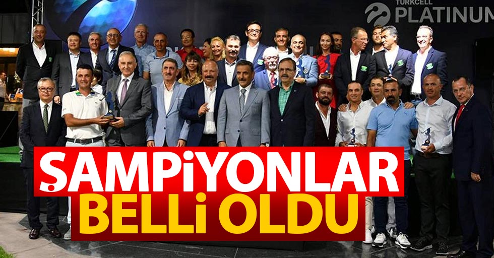 Samsun’da şampiyonlar belli oldu