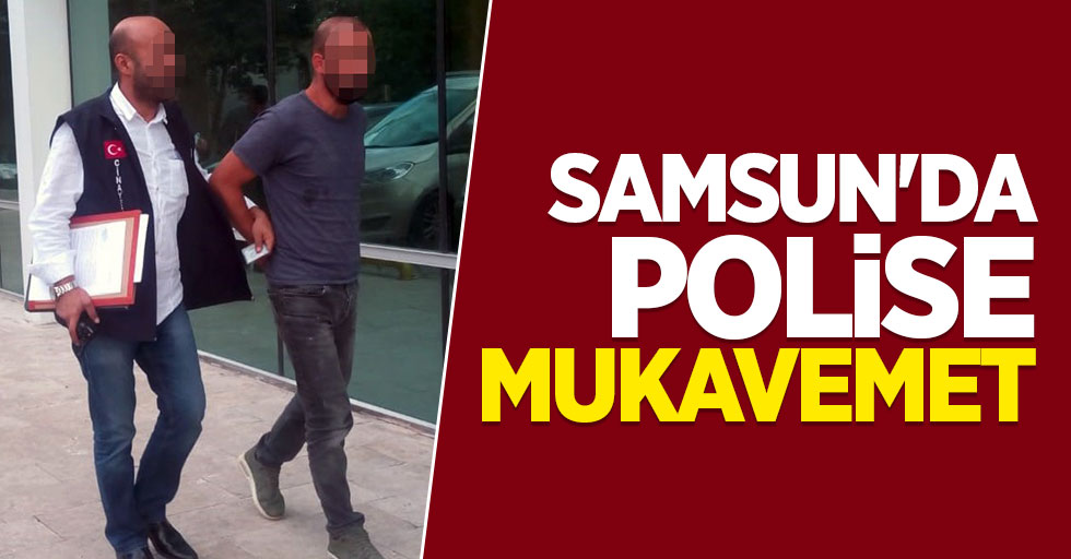 Samsun'da polise mukavemet: 2 gözaltı