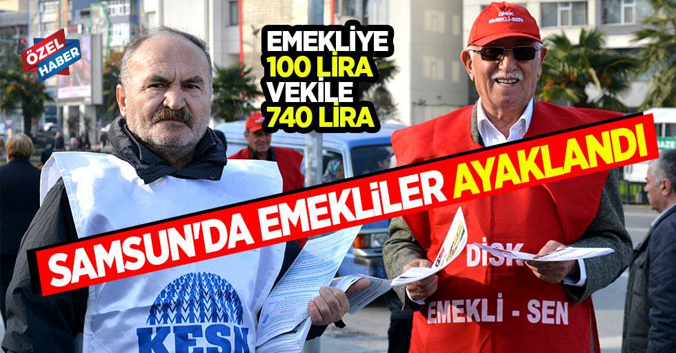 Samsun'da Emekliler Ayaklandı 