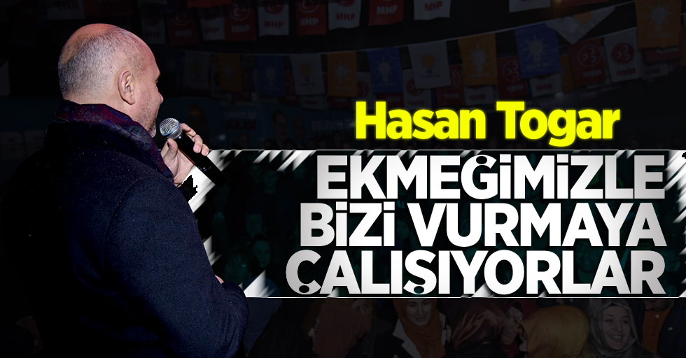 Başkan Togar: Ekmeğimizle bizi vurmaya çalışıyorlar