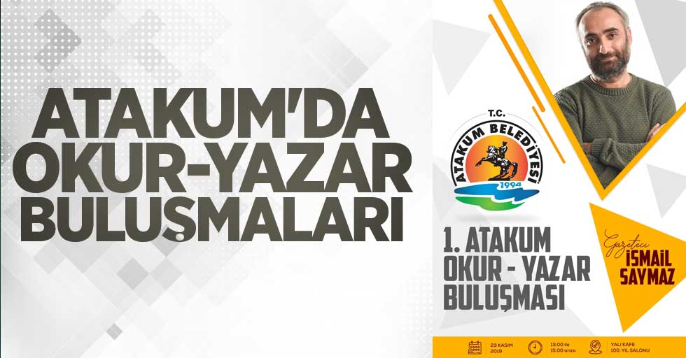 Atakum'da okur-yazar buluşmaları