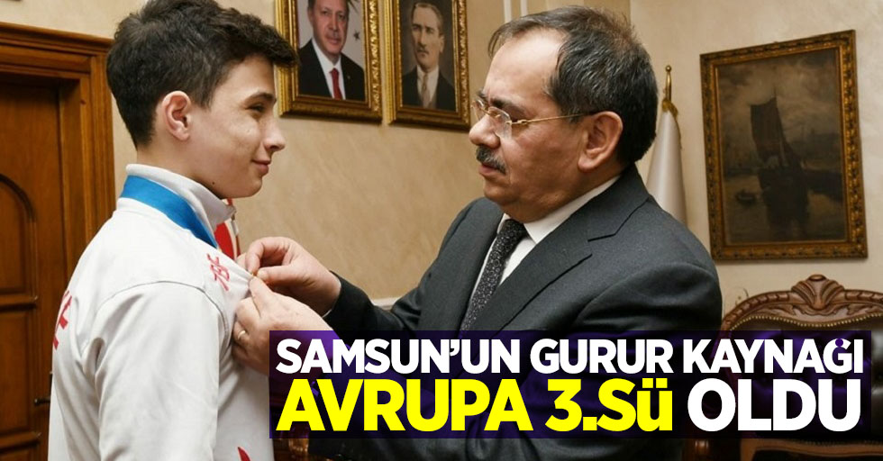 Samsun'un gurur kaynağı Avrupa 3.sü oldu