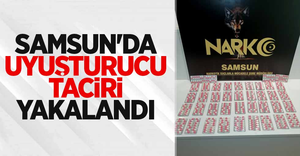 Samsun'da uyuşturucu taciri yakalandı 