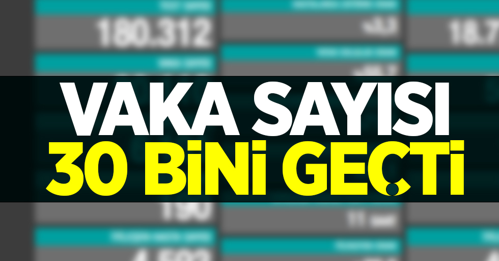 Vaka sayısı 30 bini geçti!